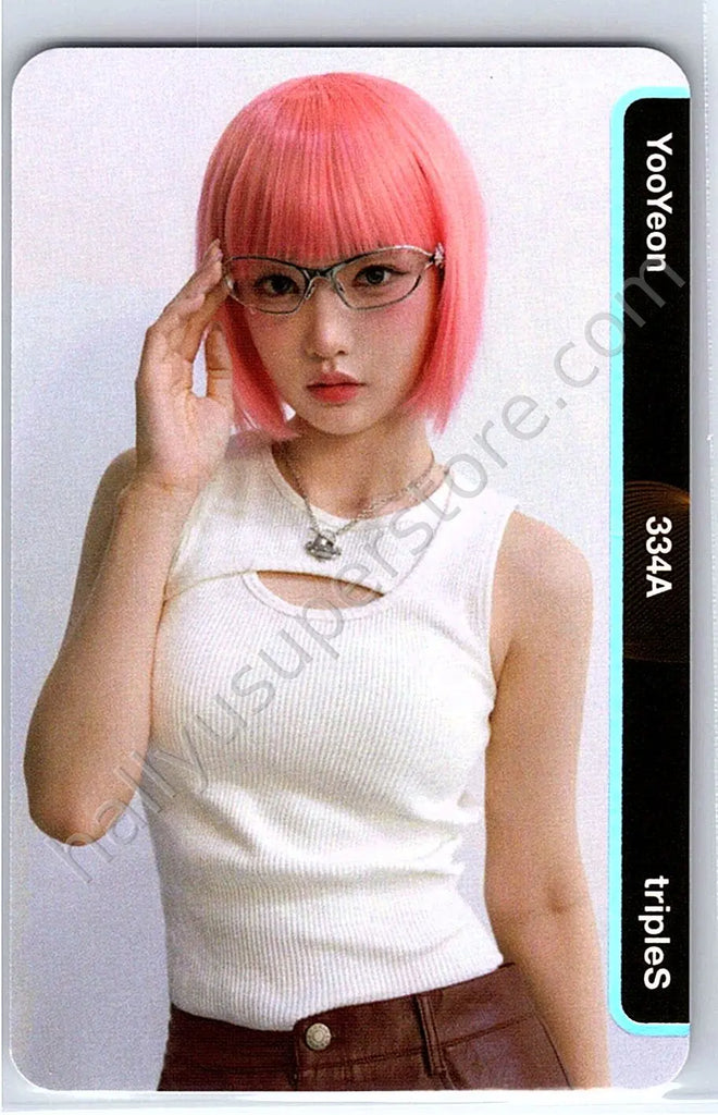 tripleS Yooyeon ユヨン cc304 307 objekt tripleS - Yooyeon - Performante album photocard objekt music album