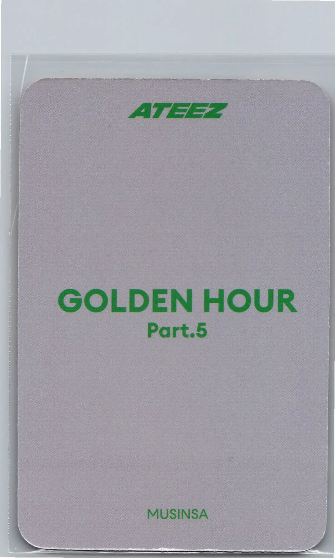 ATEEZ "GOLDEN HOUR : Part.5" - Musinsa Event Photocard [26.07.06]