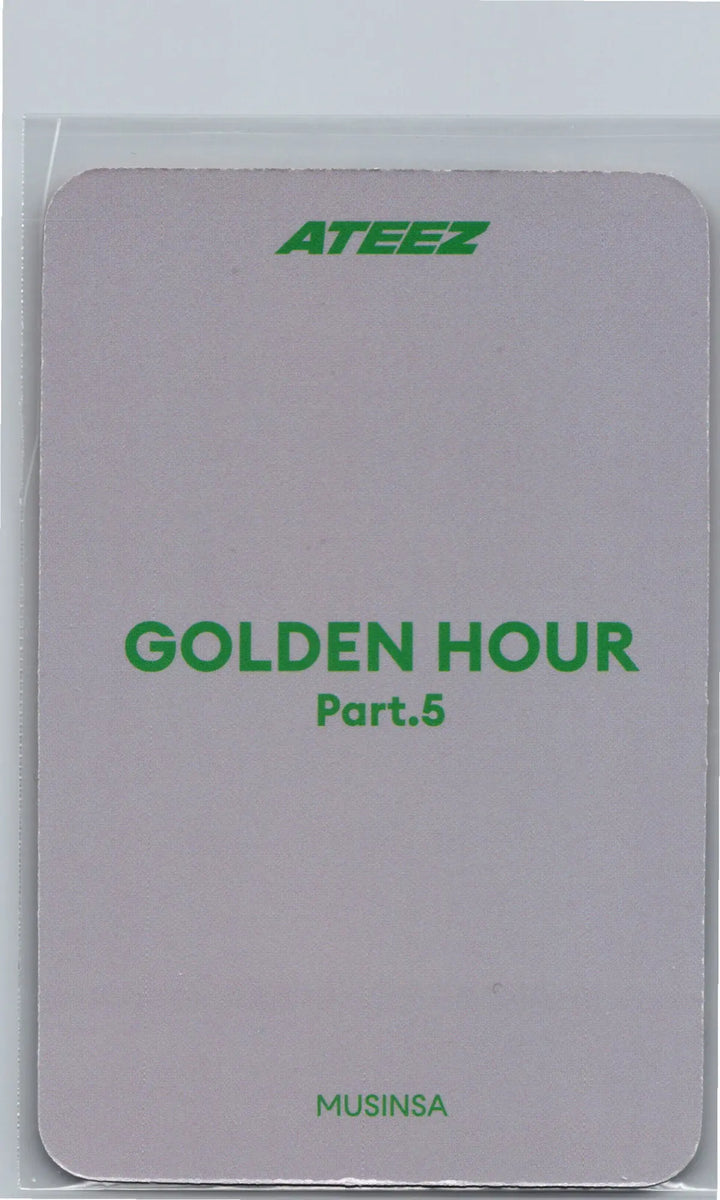 ATEEZ "GOLDEN HOUR : Part.5" - Musinsa Event Photocard [26.07.06]