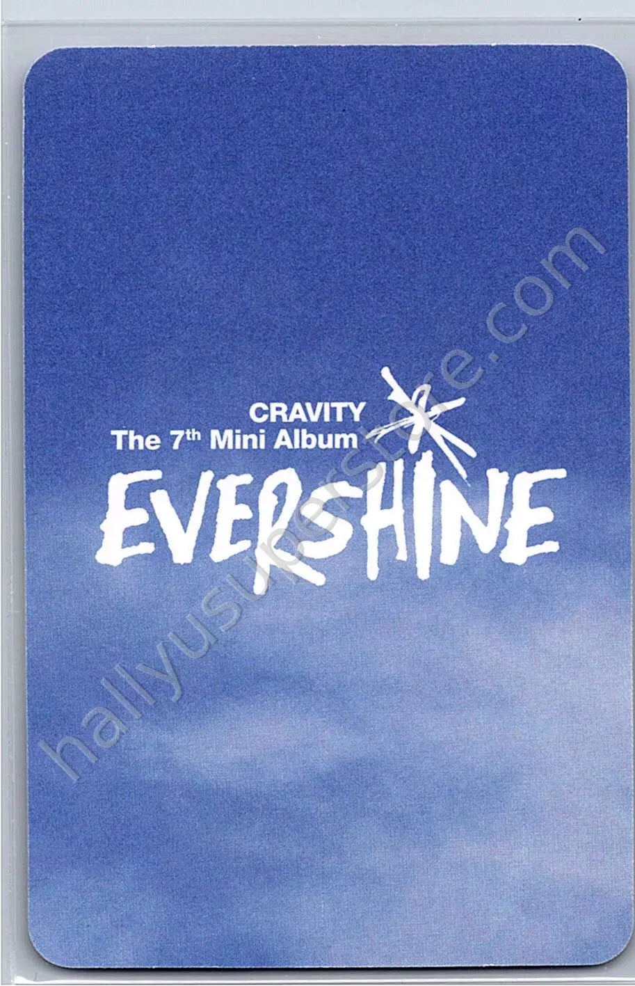 CRAVITY - Minhee - EVERSHINE album photocard sunrise version