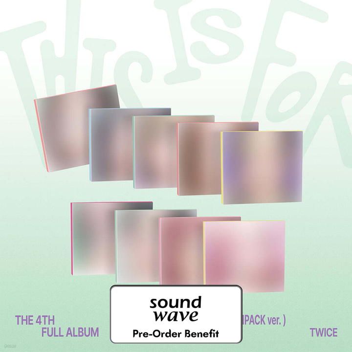 **[Pre-Order] TWICE - 4th ALBUM "THIS IS FOR CONFETTI" + Pre-Order Benefit [Digipack ver.]