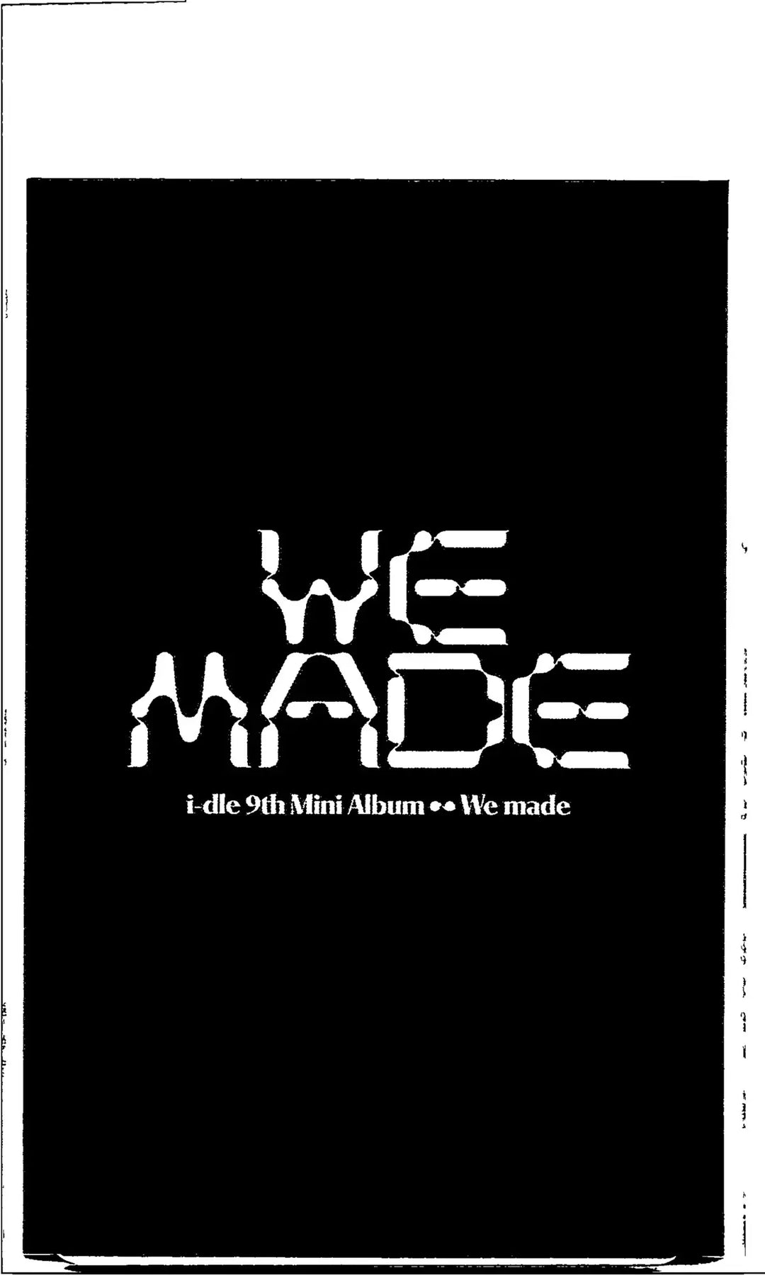 I-DLE "We made" - Apple Music Drink Event Photocard, Polaroid type Photocard [26.07.09]