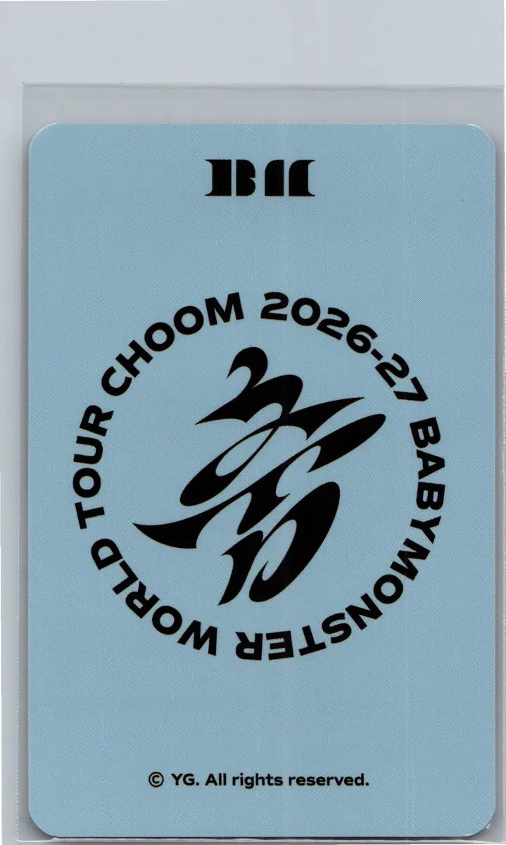 BABYMONSTER -"2026-27 BABYMONSTER WORLD TOUR" [CHOOM] Pop-Up Store Random Trading Photocard (2) [26.06.22]