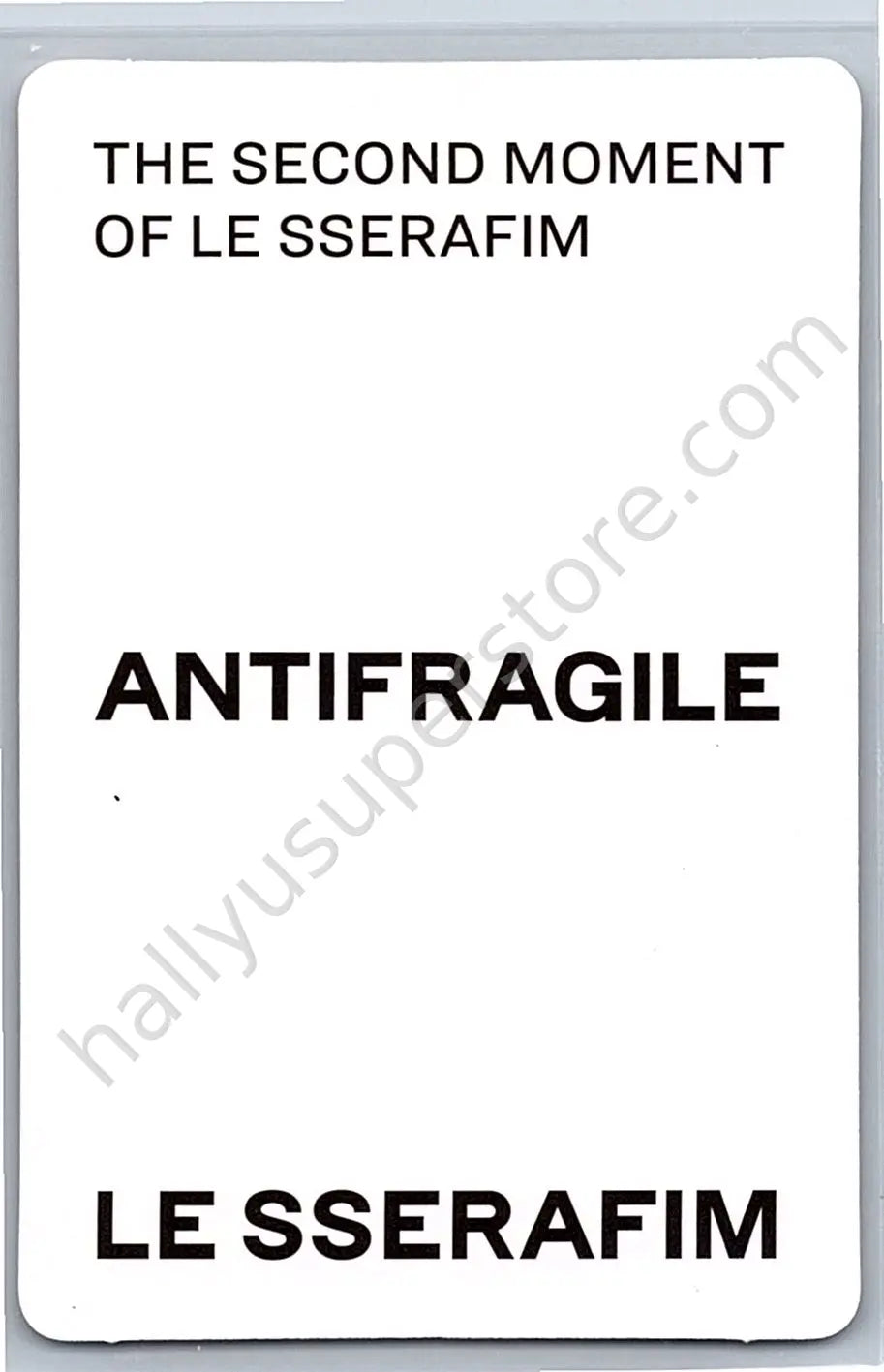 LE SSERAFIM - Kim Chaewon - ANTIFRAGILE album photocard compact version