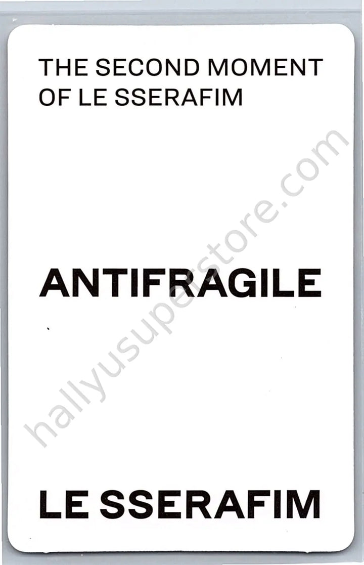 LE SSERAFIM - Kim Chaewon - ANTIFRAGILE album photocard compact version