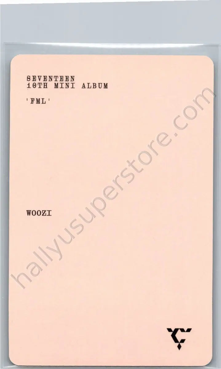 SEVENTEEN - Woozi - FML