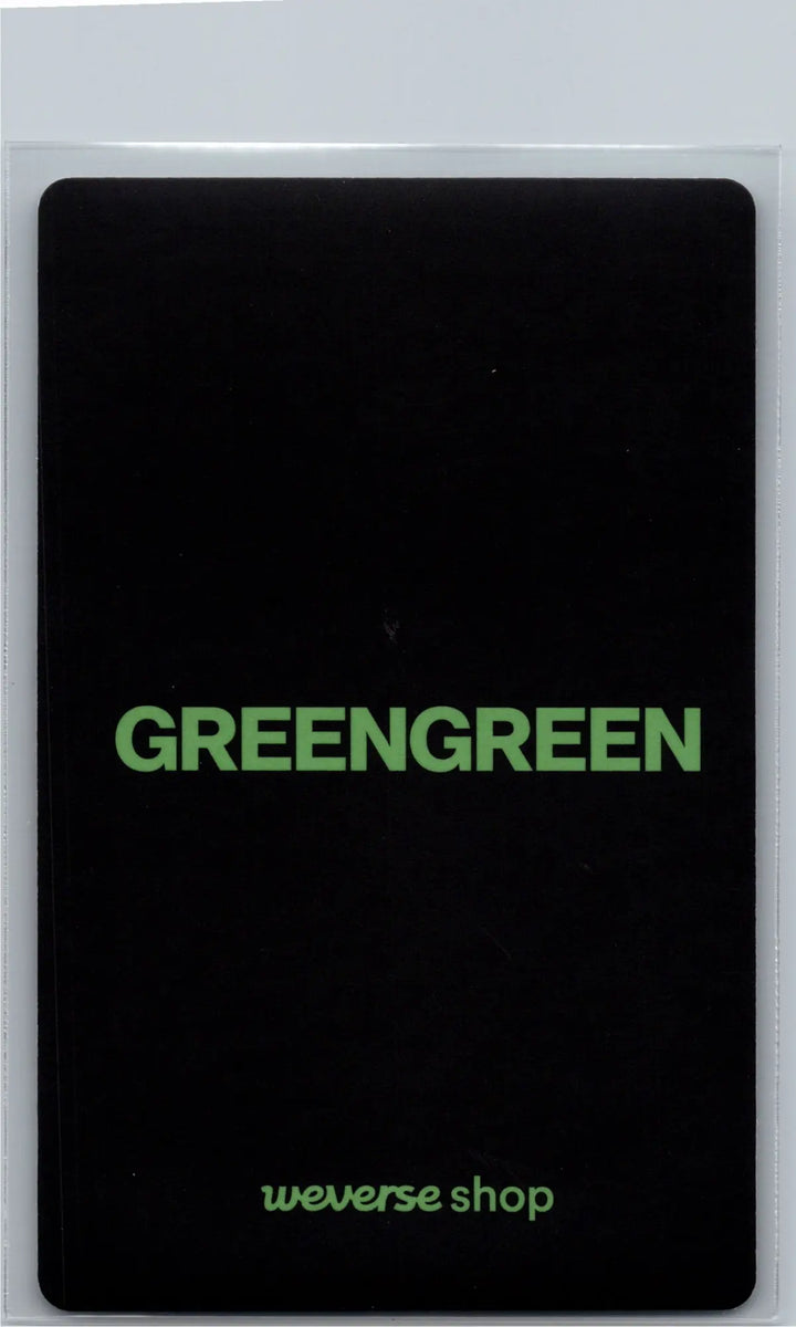 CORTIS "GreenGreen" - Weverse Shop YouTube Gift Event Photocard (Blue Lips MV) [26.07.02]