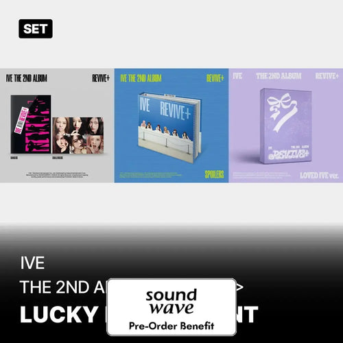 [Pre-Order] IVE - THE 2ND ALBUM [REVIVE+] + Soundwave LuckyDraw Event R2 (Choose Version)