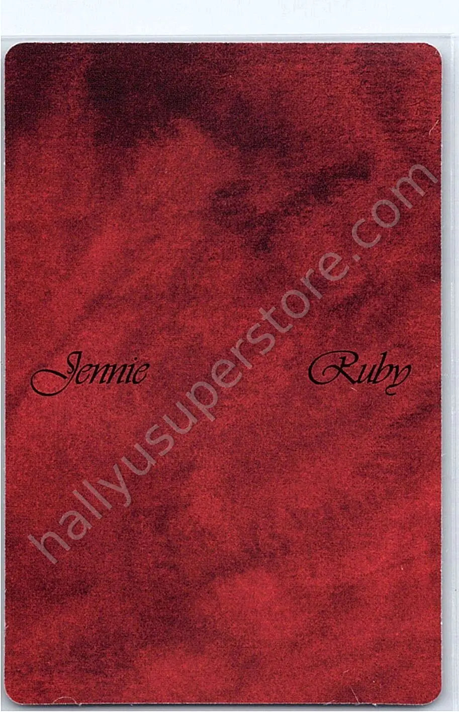 BLACKPINK - Jennie - Ruby (Jennie solo) album photocard jane version solo album