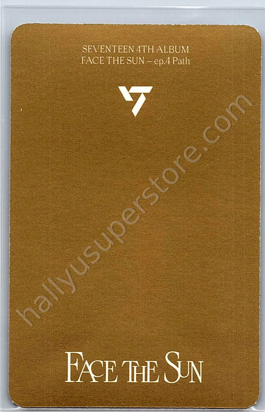 SEVENTEEN - Joshua - Face the Sun album photocard path version