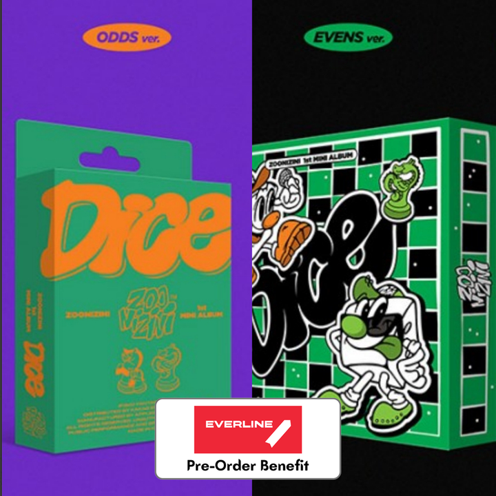 **[Pre-Order] Zoonozini (of ASTRO) - 1st Mini Album "DICE" (Version Choose) + Everline Pre-Order Benefit