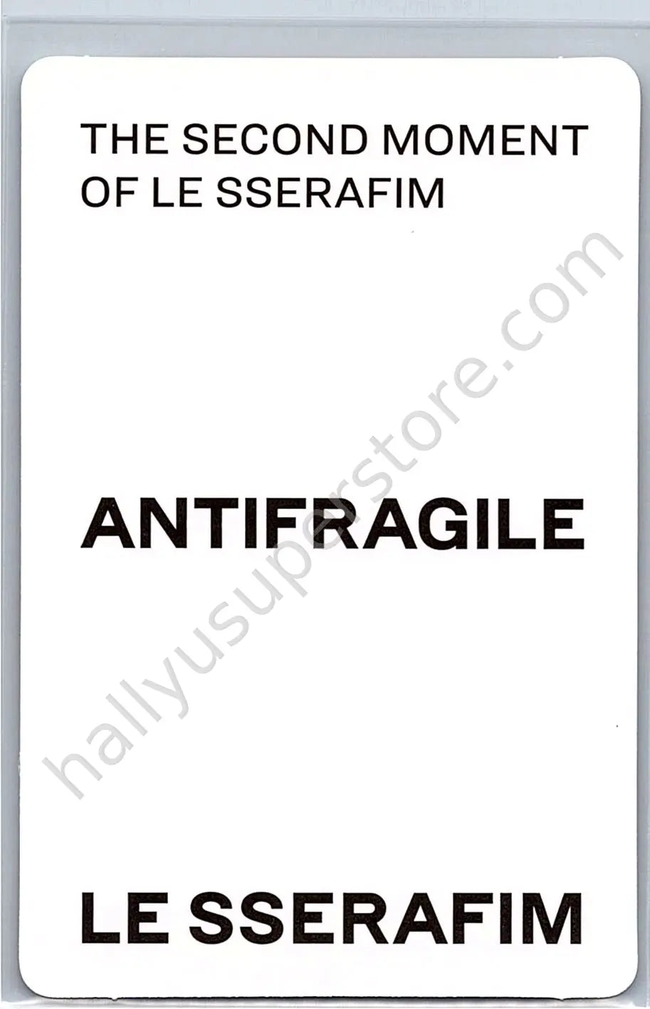 LE SSERAFIM - Sakura - ANTIFRAGILE album photocard compact version
