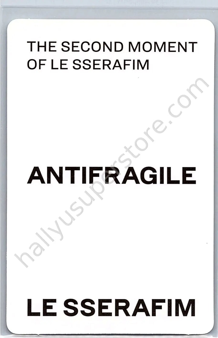 LE SSERAFIM - Sakura - ANTIFRAGILE album photocard compact version