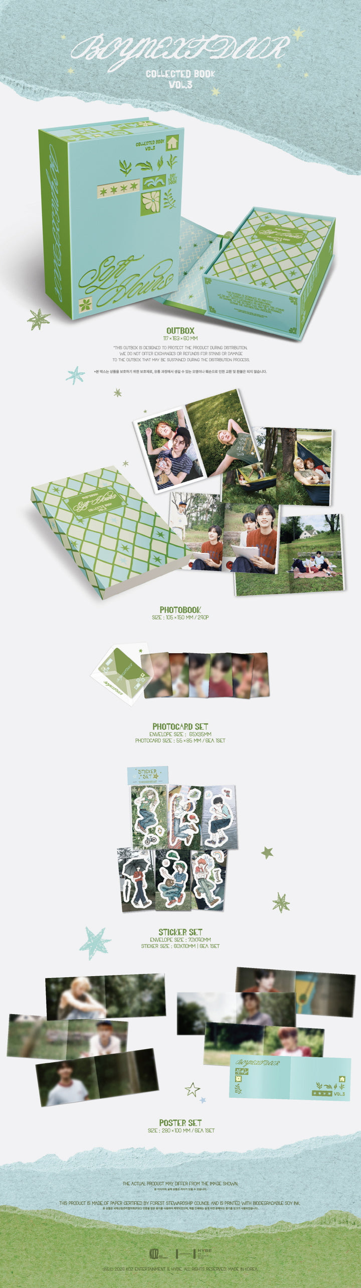 [SOLD OUT] [쇼핑몰] 보이넥스트도어 (BOYNEXTDOOR) - COLLECTED BOOK VOL.3