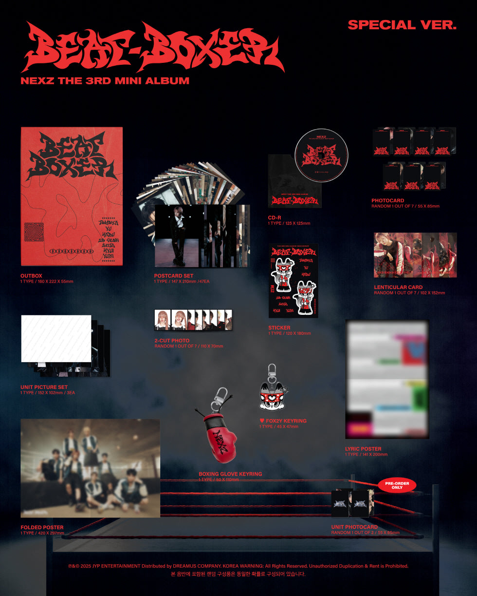 [SOLD OUT] NEXZ (넥스지) - 미니 3집 [Beat-Boxer] (Special ver.)