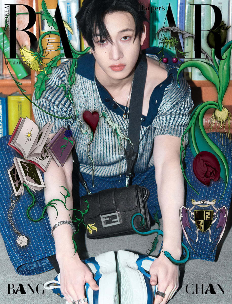 「Harper's BAZAAR KOREA」2025年2月号 バンチャン BangChan (of Straykids) HARPER'S BAZAAR 2025.2 (Choose