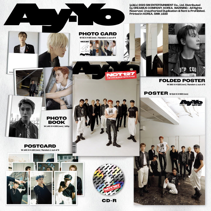 [SOLD OUT] 엔시티 127 (NCT 127) - 정규 4집 리패키지 ’Ay-Yo’ (B Ver.)