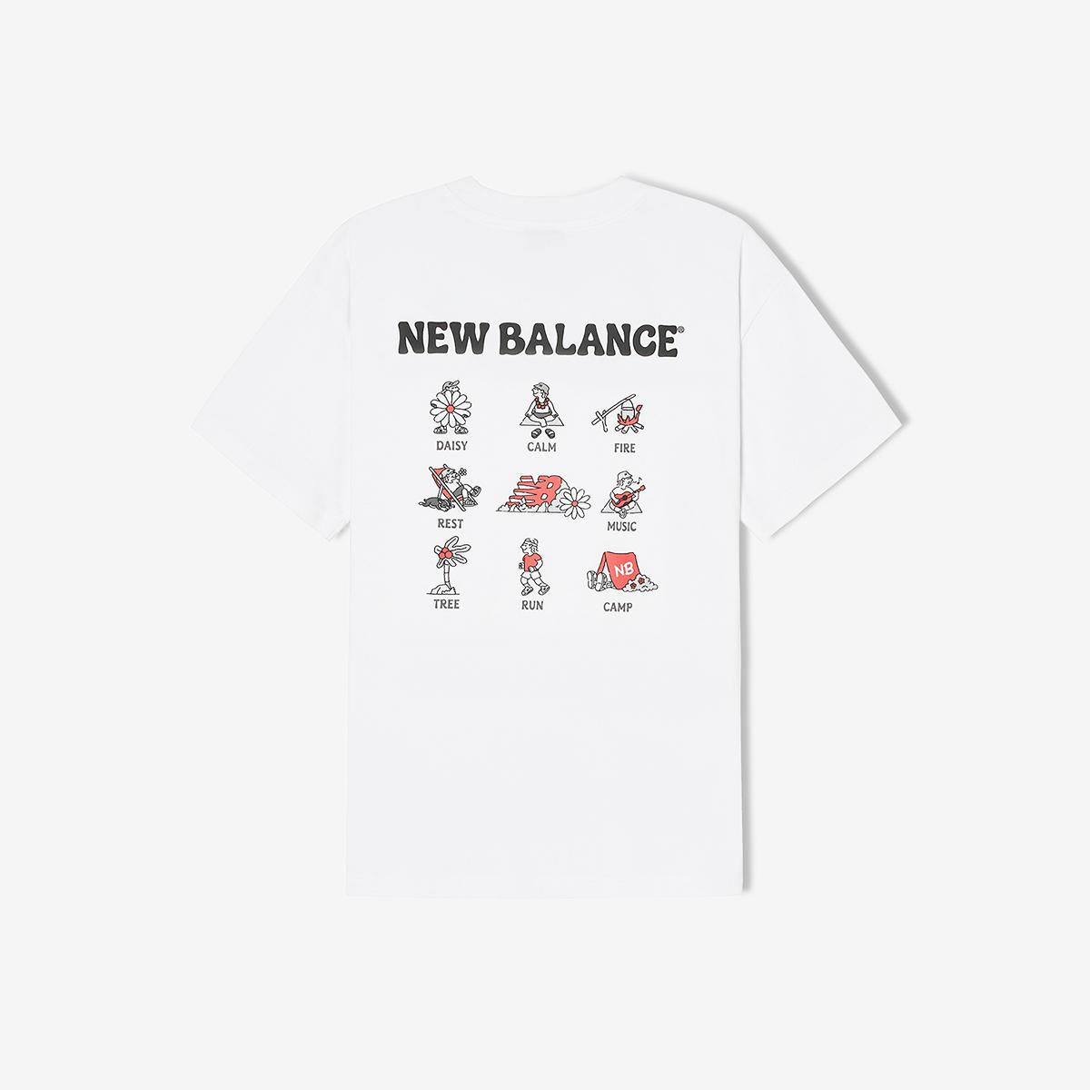 IU - New Balance UNI NB BOY Picnic Content Short Sleeve T