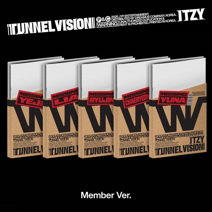 **[Pre-Order] ITZY - "TUNNEL VISION" + Pre-Order Benefit  (Choose Version) (Member Ver.)