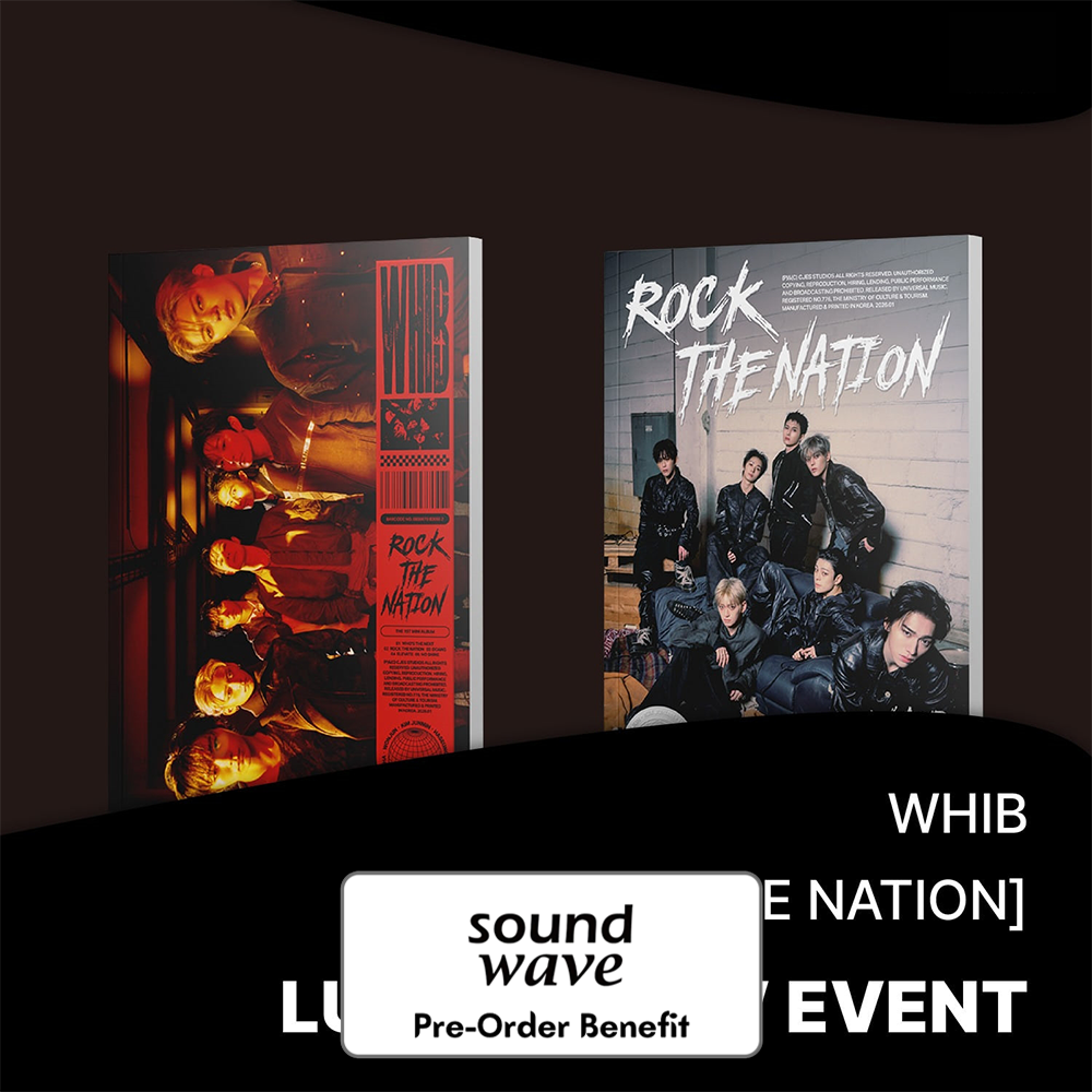 **[Pre-Order] WHIB - ROCK THE NATION (CURSE VER / NOIR VER.) + Soundwave Luckydraw Event