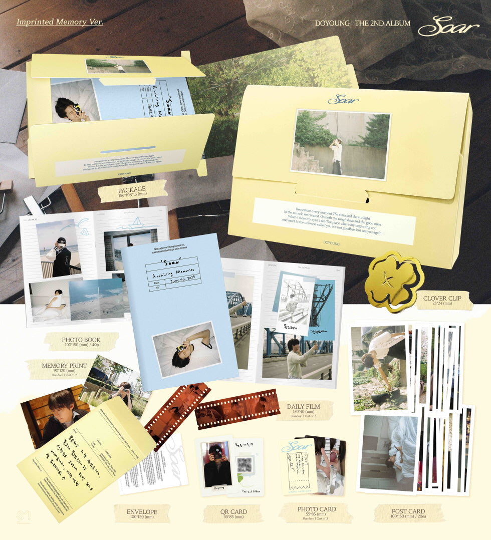 [B2B] Doyoung - 2nd Album [Soar] (Imprinted Memory Ver.) / (쇼핑몰) 도영 - 2집 [Soar] (Imprinted Memory Ver.)