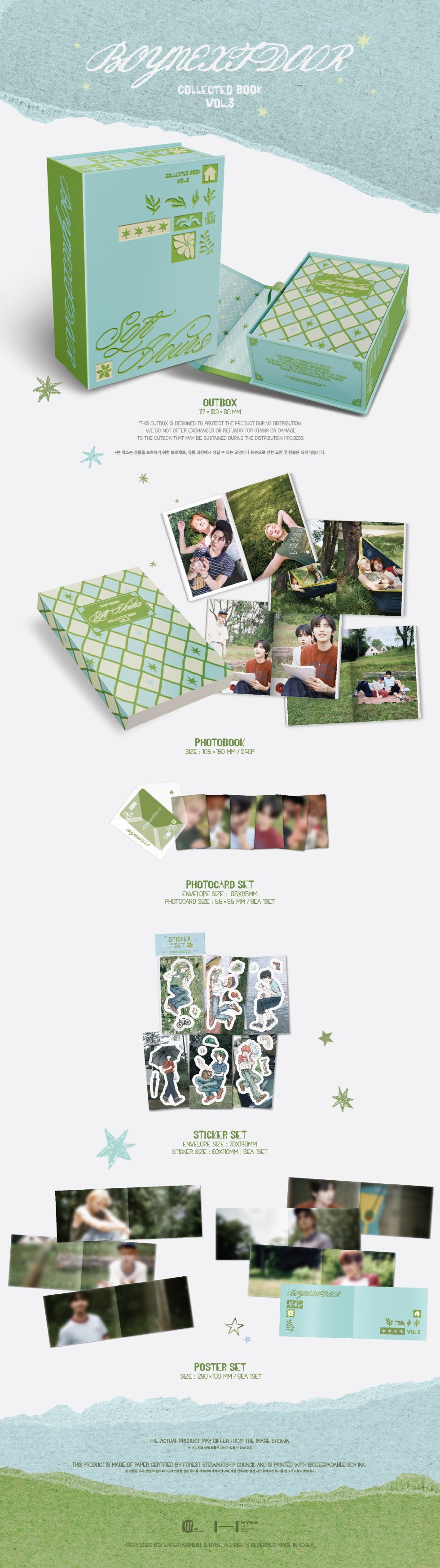 [SOLD OUT] [쇼핑몰] 보이넥스트도어 (BOYNEXTDOOR) - COLLECTED BOOK VOL.3