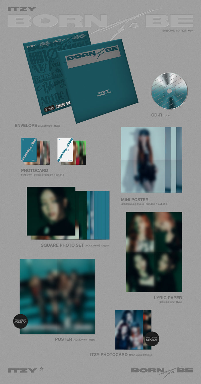 [B2B] [First Press] ITZY - BORN TO BE (Special Edition - Mr. Vampire Ver.) / 쇼핑몰) 있지 (ITZY) - BORN TO BE (SPECIAL EDITION ) (Mr. Vampire Ver.)