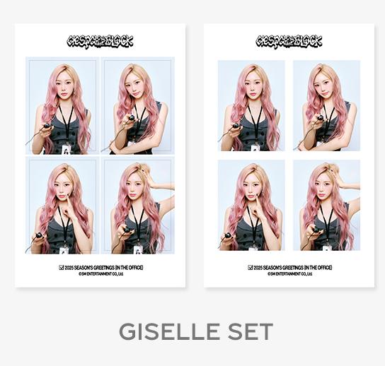 AESPA - 2025 SEASON'S GREETINGS [4CUT PHOTO SET] – HALLYUSUPERSTORE