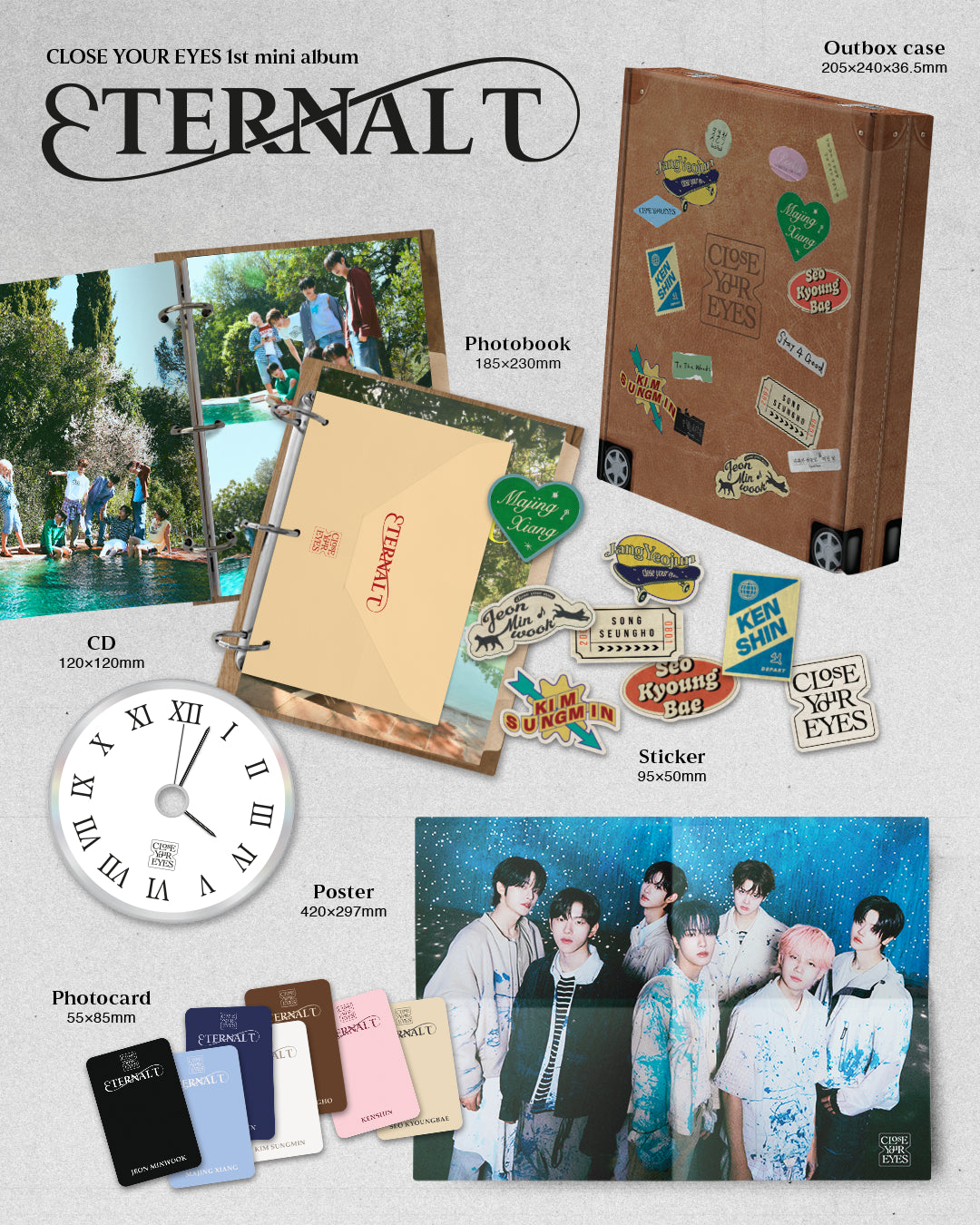 [SOLD OUT] 클로즈 유어 아이즈 - 미니 1집 [ETERNALT]