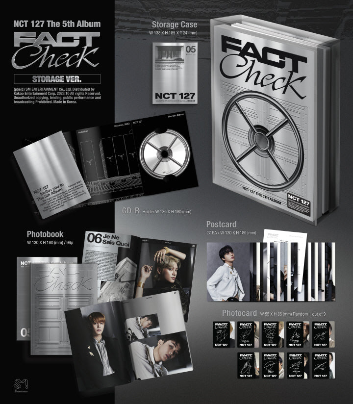 [B2B] NCT 127 - Vol. 5 Fact Check (Storage Ver.) / 엔시티 127 (NCT 127) - 정규 5집 [Fact Check] (Storage Ver.)