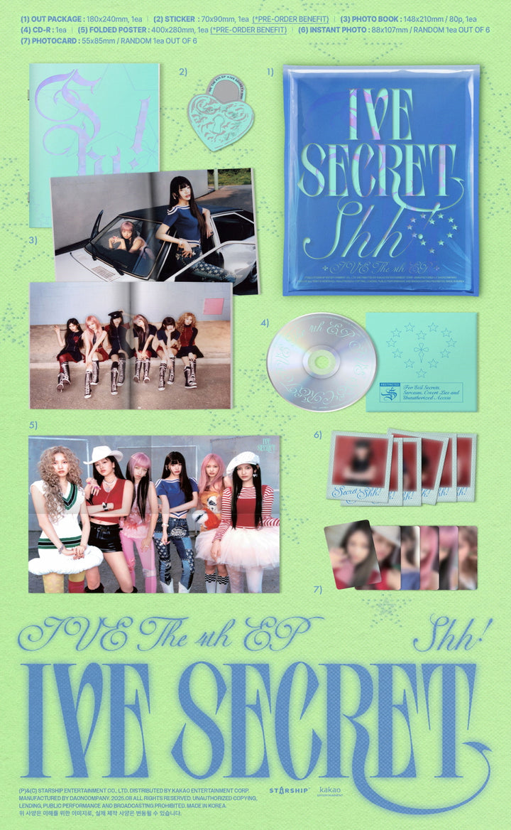 [SOLD OUT] (특가)아이브 (IVE) - 미니 4집 [IVE SECRET] 3종