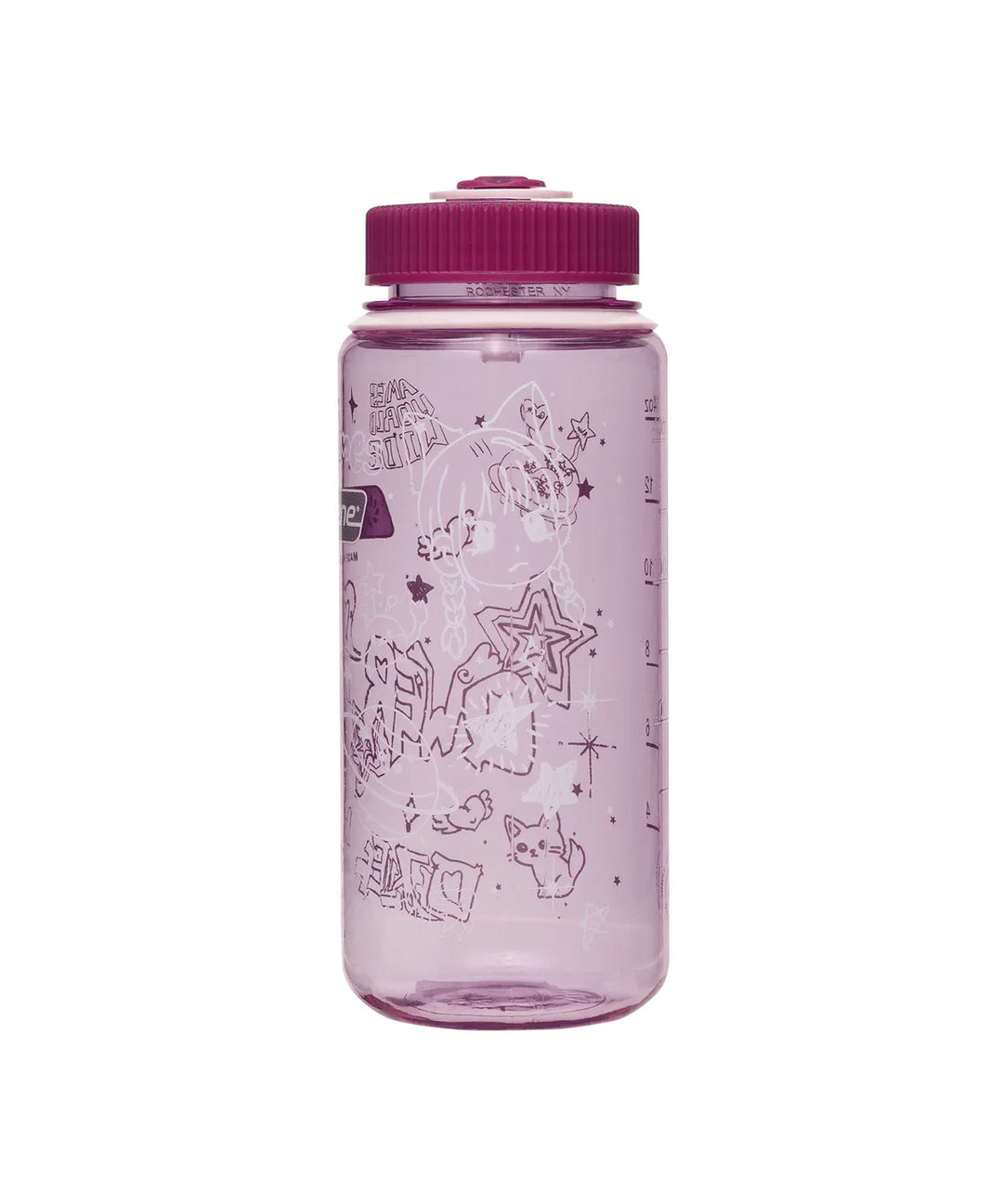 **QWER -Ames-Worldwide QWER HAND DRAWING COLOR BOTTLE PINK
