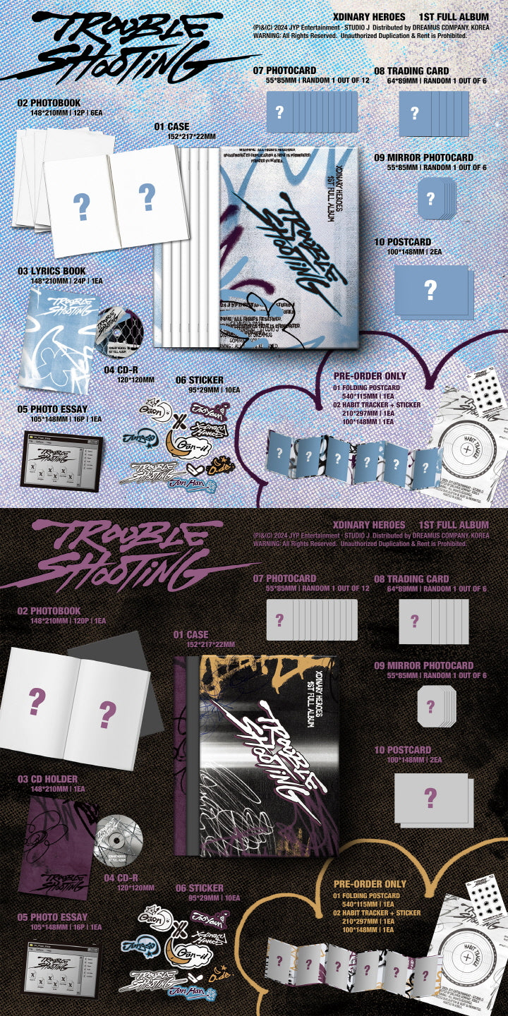 [B2B] Xdinary Heroes - Vol. 1 [Troubleshooting] /  엑스디너리 히어로즈 (Xdinary Heroes) - 정규 1집 [Troubleshooting]