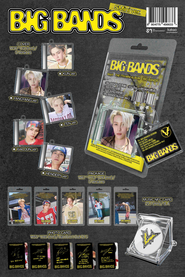 [SOLD OUT] [도매] 웨이션브이 (WayV) - 미니 7집 [BIG BANDS] (SMini Ver.)