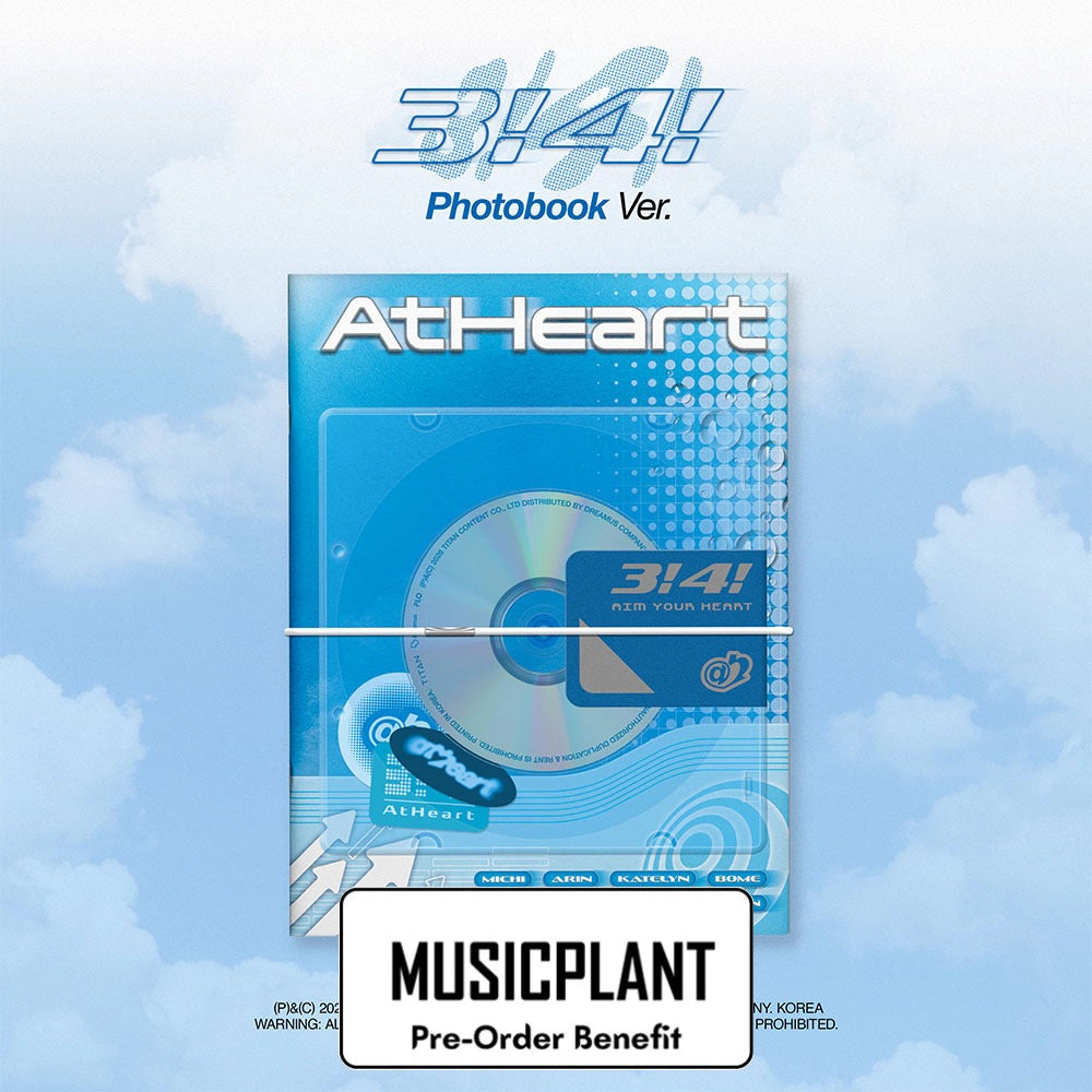 [Pre-Order] AtHeart - Single Album 3!4! (Photobook  Ver.) + Pre-Order Benefit (Choose Version)