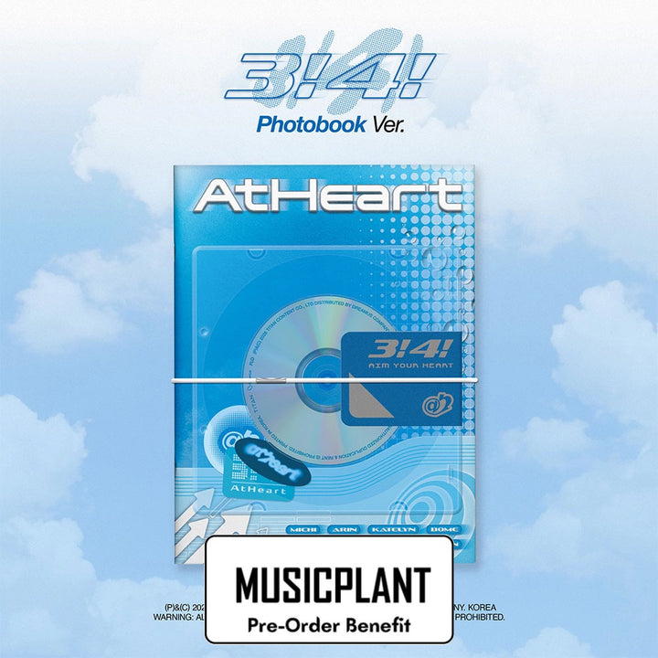 [Pre-Order] AtHeart - Single Album 3!4! (Photobook  Ver.) + Pre-Order Benefit (Choose Version)