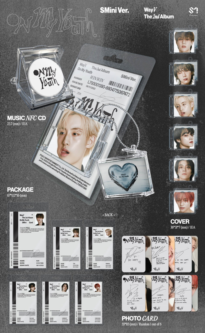 [SOLD OUT] 웨이션브이 (WAYV) - 정규 2집 [On My Youth] (SMini Ver.)(스마트앨범)