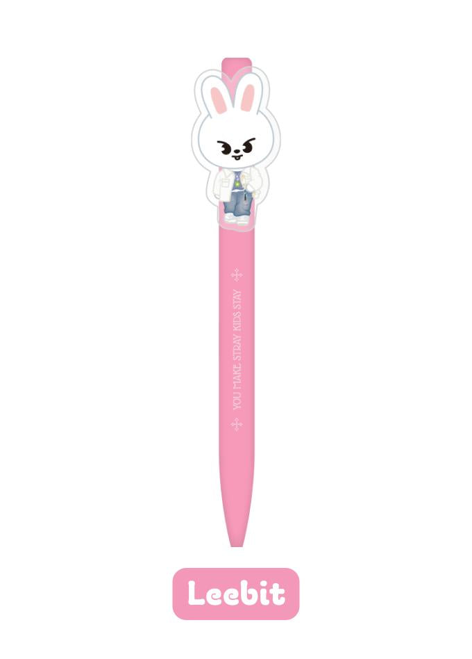 ** [Pre-Order] Stray Kids - 5th Fanmeeting "SKZ 5'Clock" Official MD (Character Gel Pen, Magnet, Reel Holder, Hood Blanket)