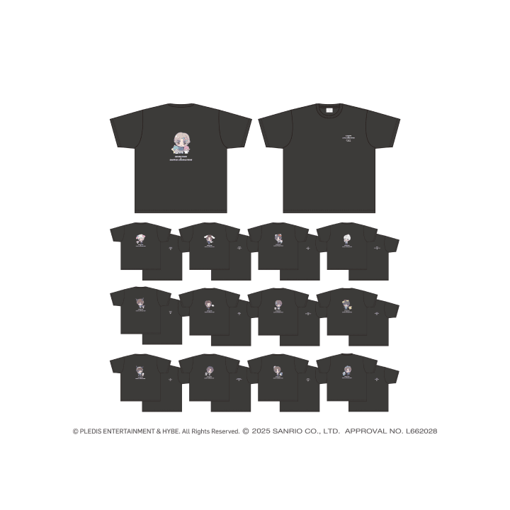 **[Pre-Order] SEVENTEEN -  SEVENTEEN x SANRIO CHARACTERS collab (T-shirt)