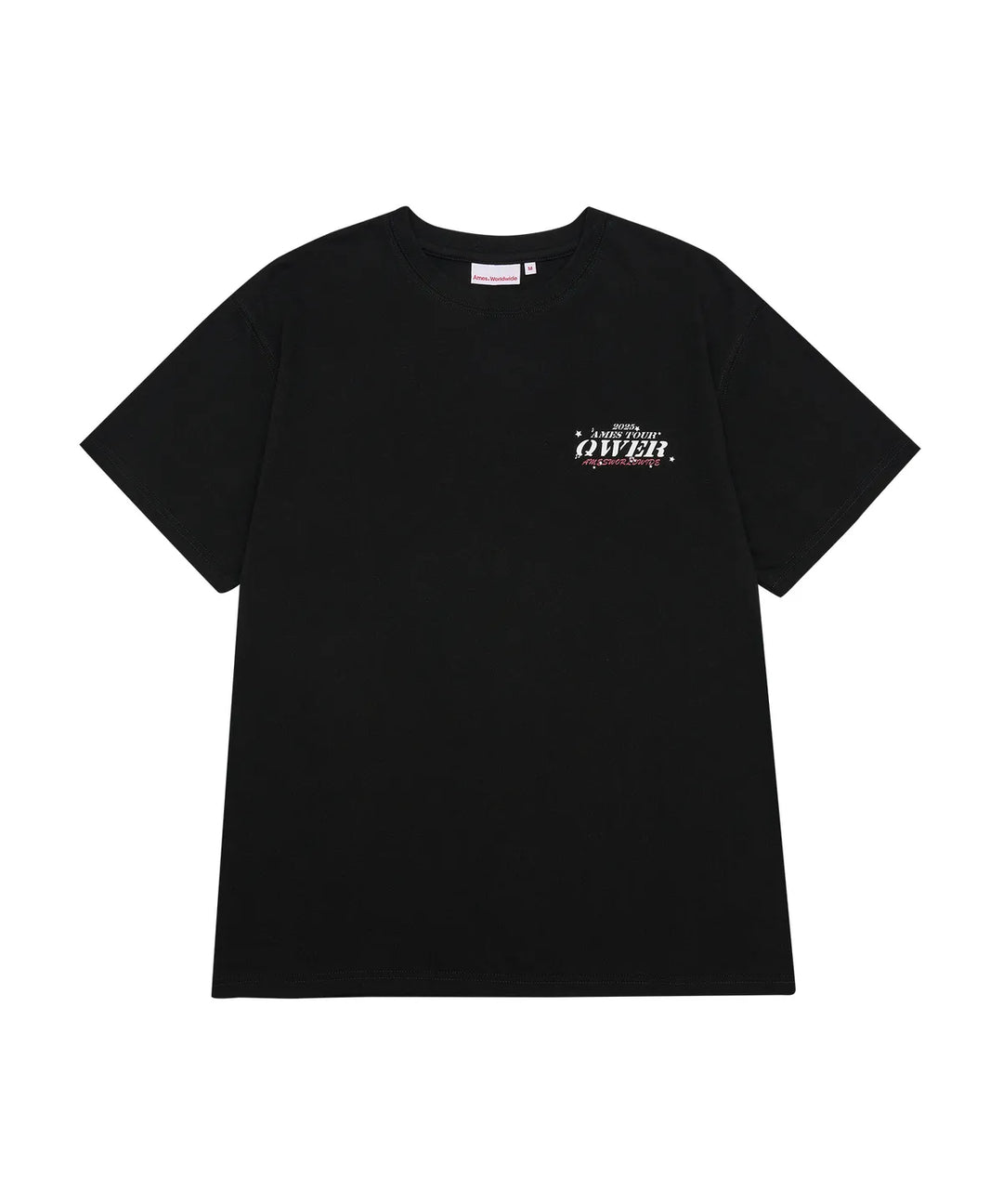 **QWER -Ames-Worldwide QWER WORLD TOUR TEE BLACK