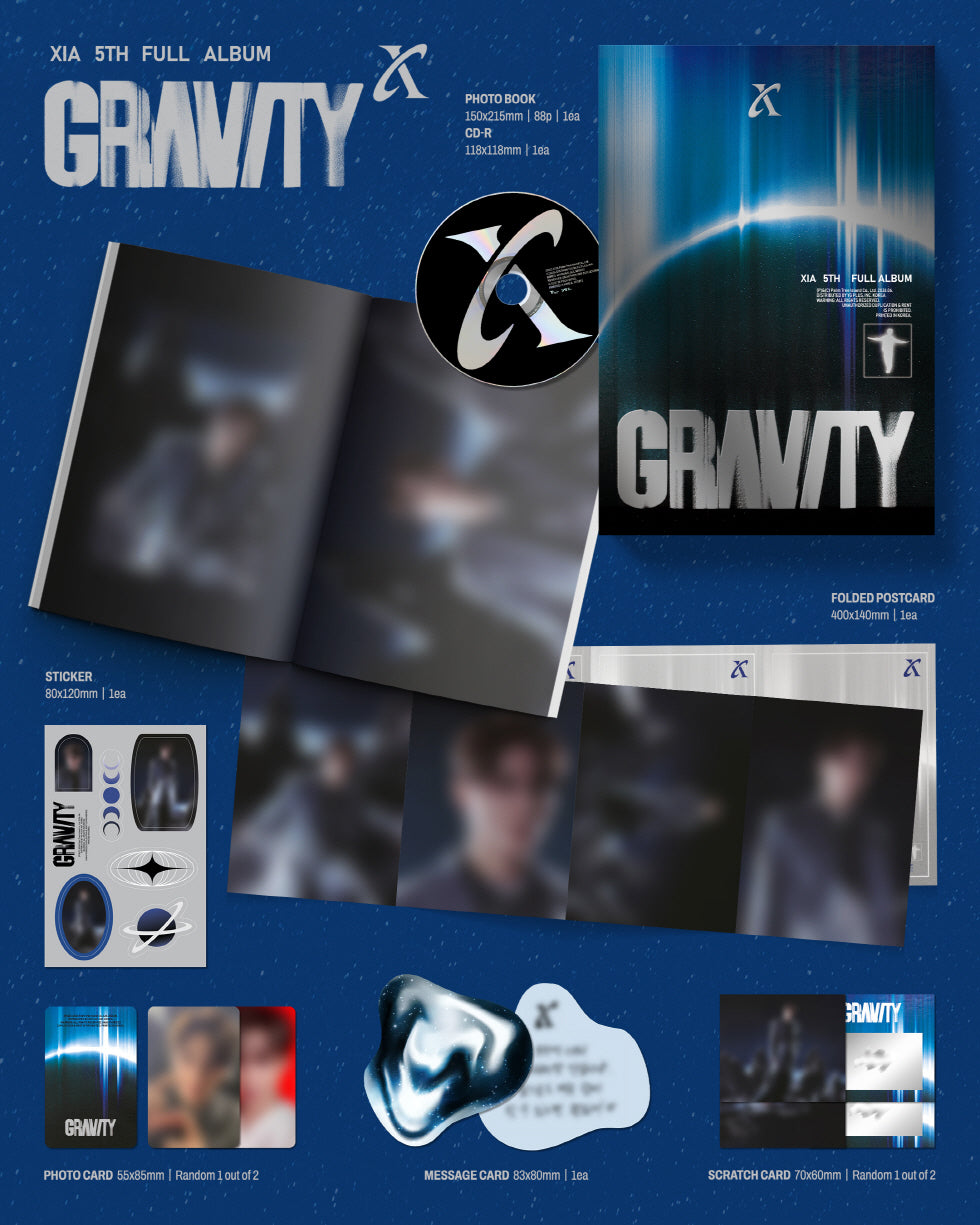 [B2B] Kim Junsu (XIA) - 5th Full Album [GRAVITY] Cosmic Ver. / [음반사 도매] 김준수 - 5th FULL ALBUM [GRAVITY] Cosmic Ver