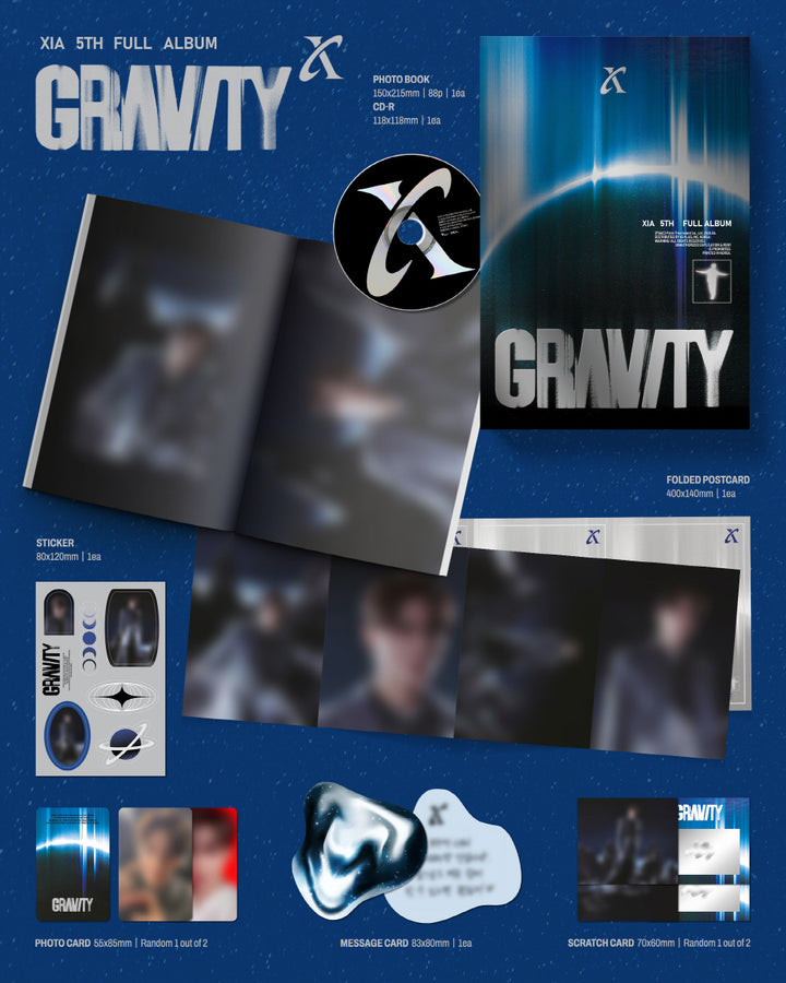 [B2B] Kim Junsu (XIA) - 5th Full Album [GRAVITY] Cosmic Ver. / [음반사 도매] 김준수 - 5th FULL ALBUM [GRAVITY] Cosmic Ver