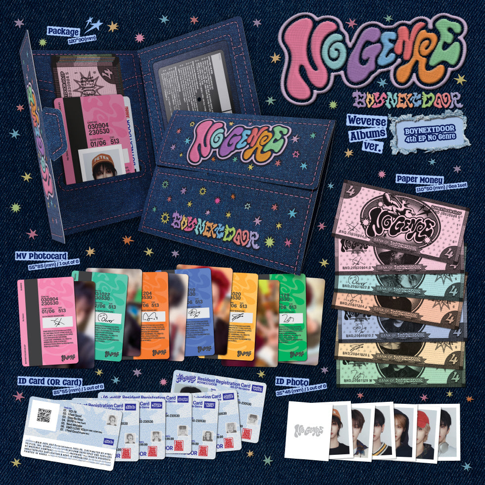 [B2B] BOYNEXTDOOR - 4th EP [No Genre] (Weverse Albums ver.) / 보이넥스트도어 (BOYNEXTDOOR) - 4th EP [No Genre] (Weverse Albums ver.)