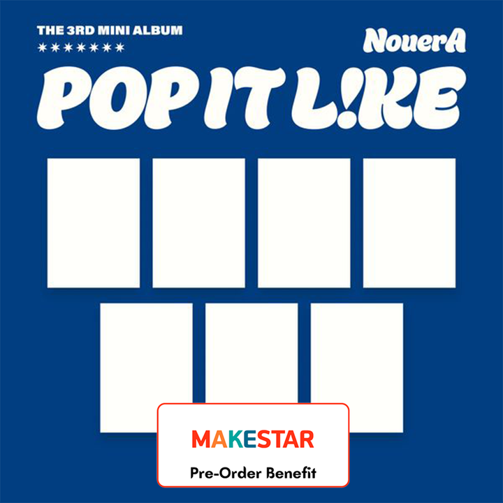 ** [Pre-Order] NOUERA- THE 3RD MINI ALBUM "POP IT LIKE" (POCAALBUM) + Pre-Order PHOTOCARD EVENT