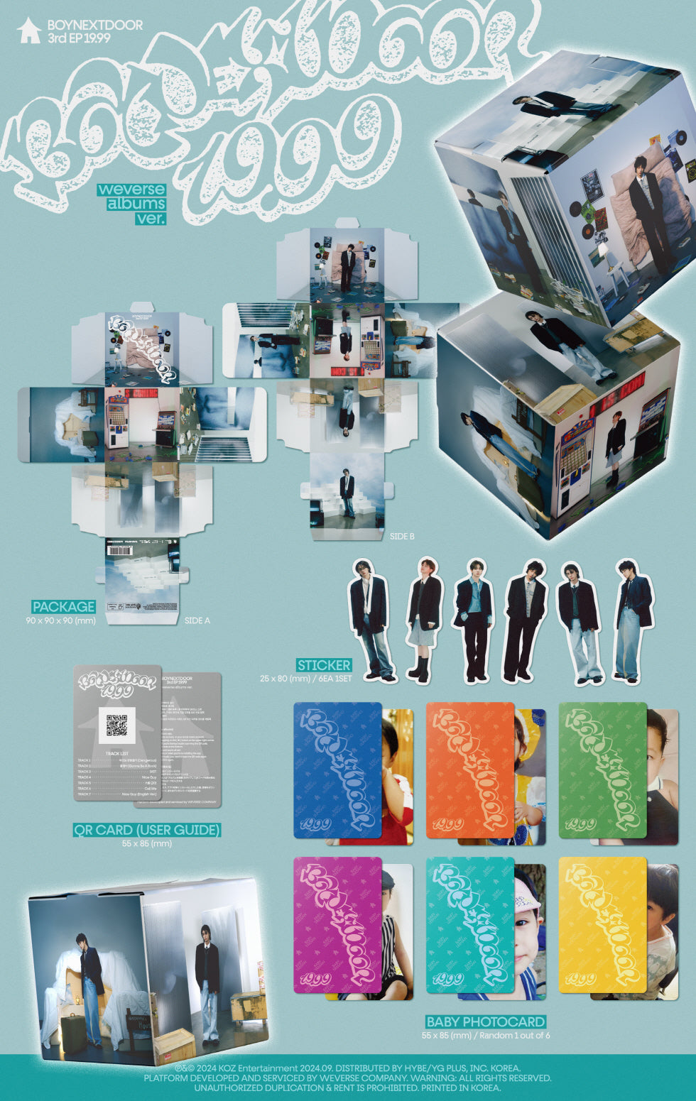 [B2B] BOYNEXTDOOR - 3rd EP [19.99] (Weverse Albums Ver.) / 보이넥스트도어- 3rd EP [19.99] (weverse albums ver.)