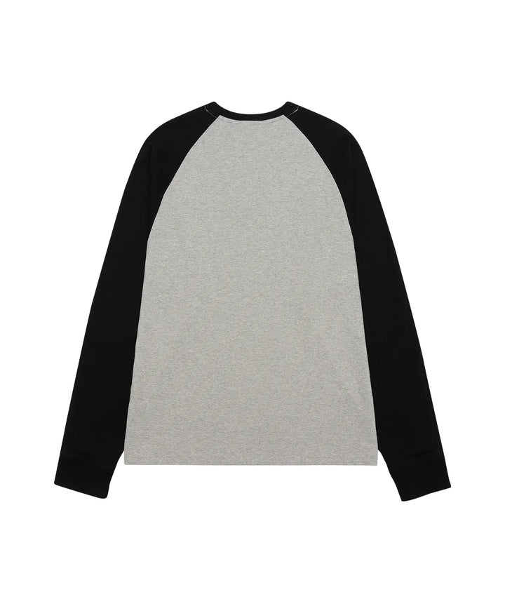 **QWER -Ames-Worldwide QWER NUMBERING LAYERED LS TEE GREY