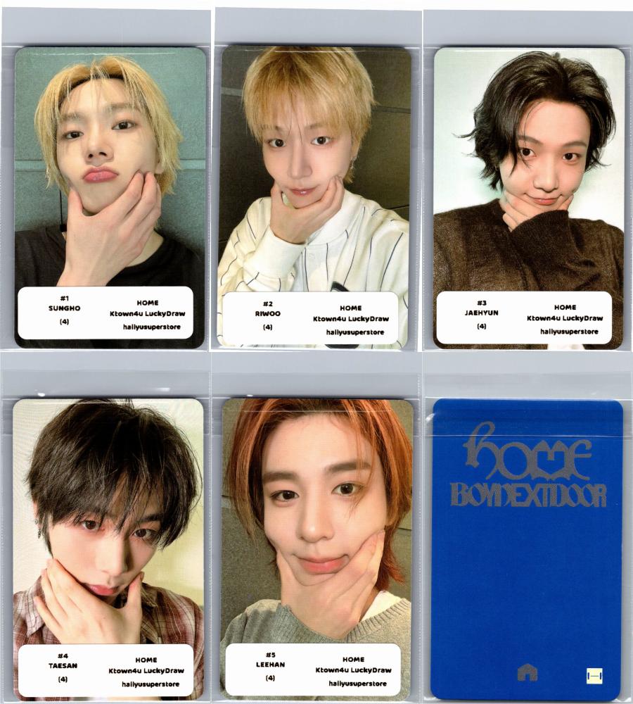 BOYNEXTDOOR "HOME" - Ktown4U Lucky Draw Event Photocard [26.06.09]