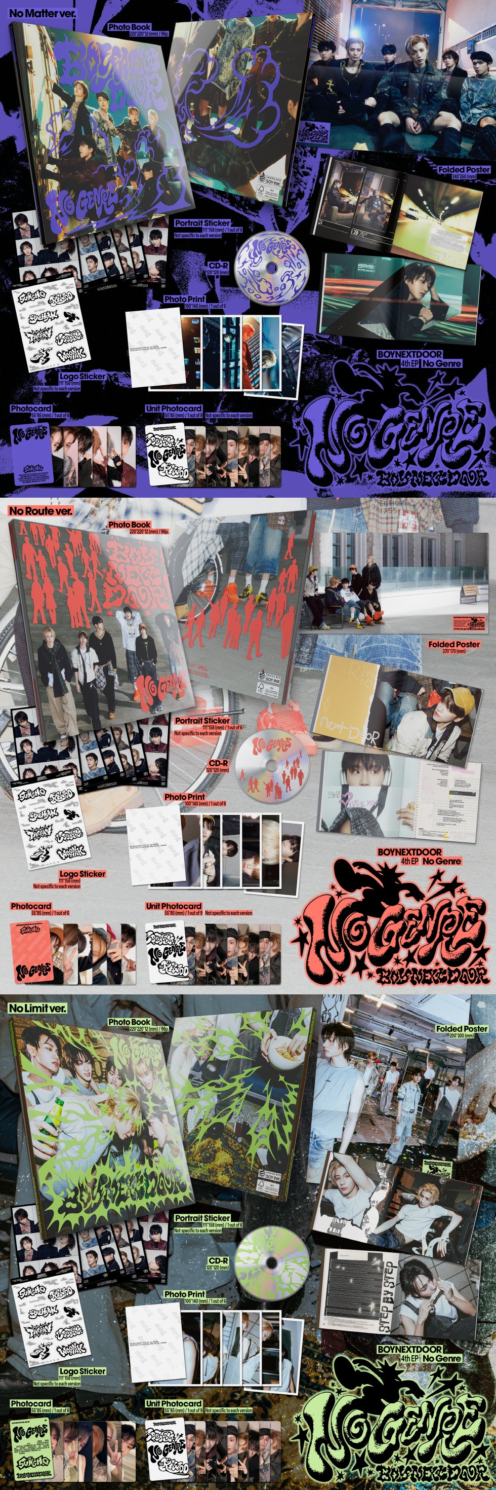 [B2B] BOYNEXTDOOR - 4th EP [No Genre] / 보이넥스트도어 (BOYNEXTDOOR) - 4th EP [No Genre]