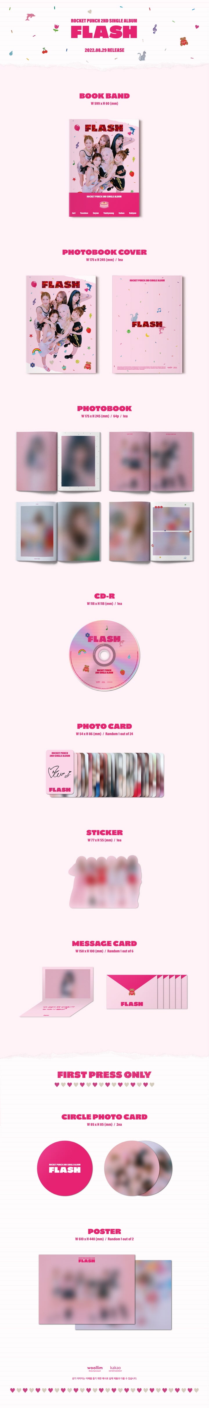 [B2B] Rocket Punch - FLASH (2nd Single Album) / 로켓펀치 (Rocket Punch) - FLASH (2ND 싱글앨범)