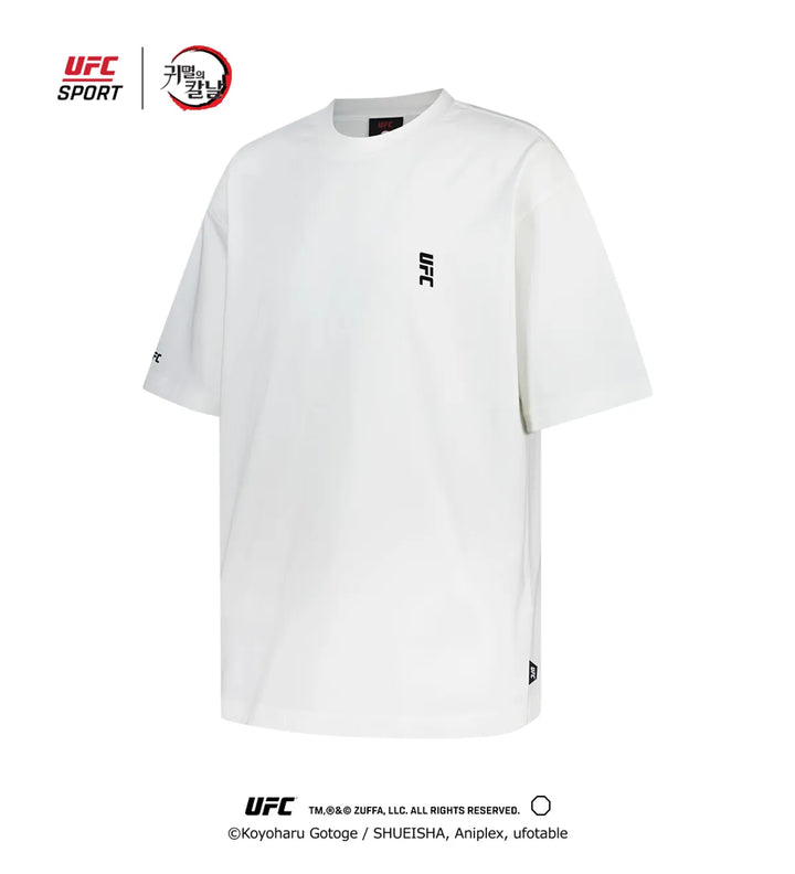 Demon Slayer: Kimetsu no Yaiba - 惡鬼滅殺 Relaxed fit Short-sleeved T-shirt White
